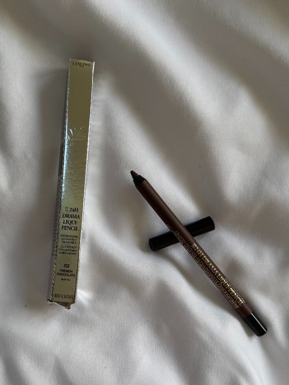 Lancome Drama Liqui-Pencil Gel Eyeliner, Longwear, French Chocolate Matte